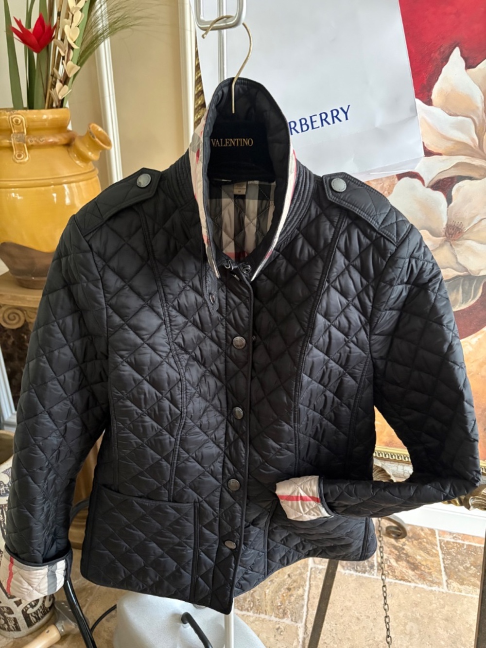 🔥Classic BURBERRY QUILTED JACKET 🔥🍁 - Picture 2 of 9